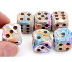 Dé à jouer Festive vibrant 16 mm