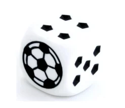 Dé à jouer foot 18 mm pour jeu