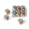 Dé mix argentés cuivrés 16 mm