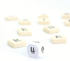 Dé 6 voyelles aeiouy lettres 16 mm