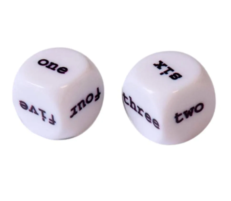 Dé anglais one to six 16 mm