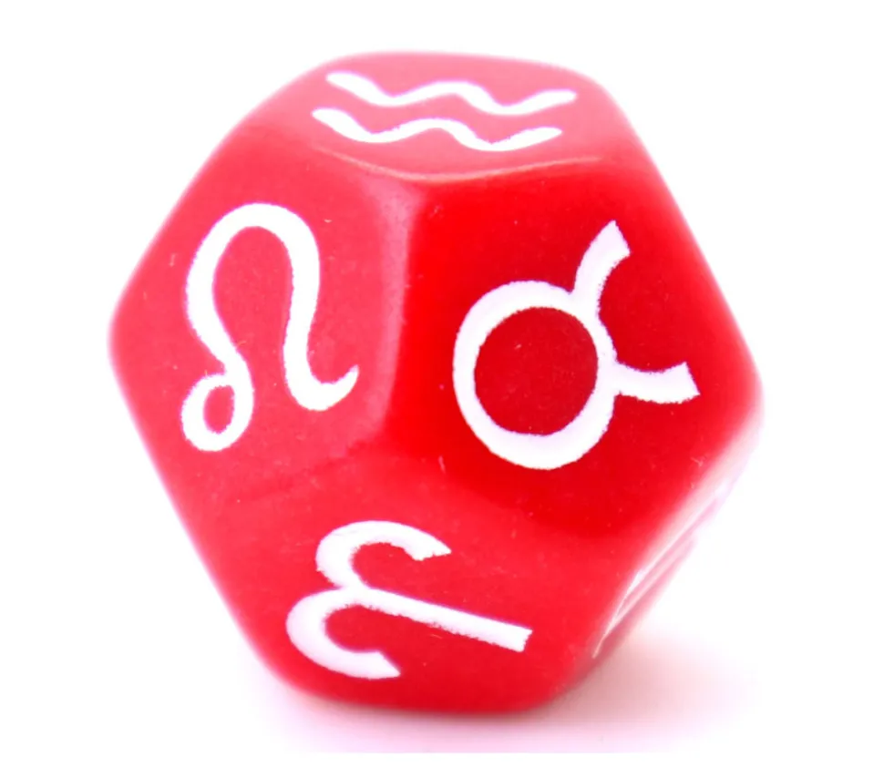 Dé astrologie 12 signes du zodiaque