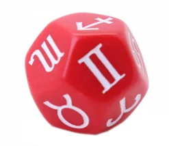 Dé astrologie 12 signes du zodiaque