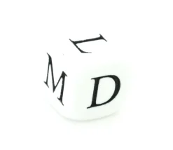 Dé chiffres romains V X L C D M