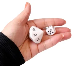 D14 Dé 14 faces de 1 à 14 chiffres 4 cm