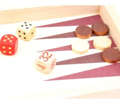 Dé doubleur backgammon 2 à 64 videaux bois
