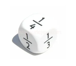 Dé fraction 1/1 1/2 1/3 1/4 1/5 1/6 en 16 mm