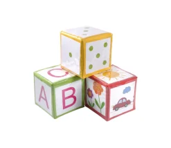 Dé géant rouge faces modifiables 15,5 cm personnalisable à volonté