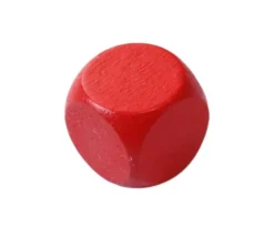 Dé neutre en bois 12 mm naturel ou coloré pour jeu