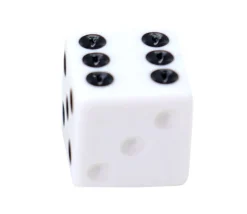 Dé Penumbra : 1 à 6 rouge-blanc-noir