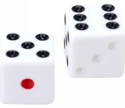 Dé Penumbra : 1 à 6 rouge-blanc-noir