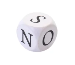 Dé points cardinaux en bois 16 mm