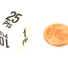 Dé points gagnants 16 mm +1 à +25