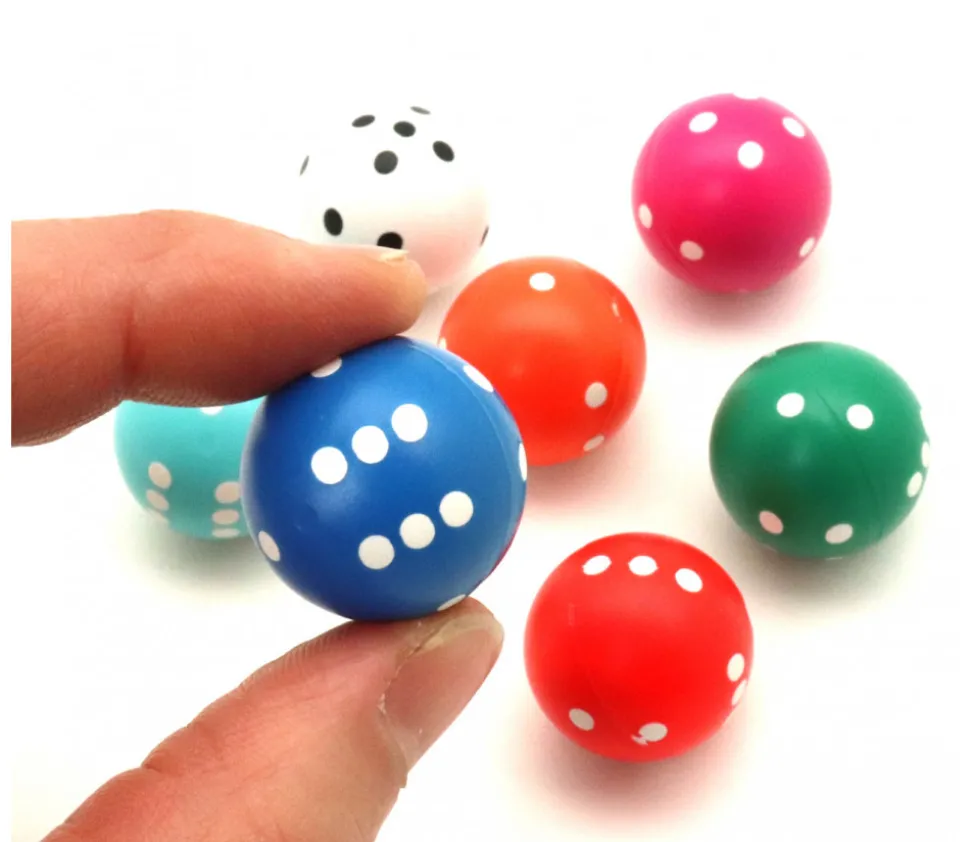 Dé rond de 20 mm de diamètre pour jouer boule