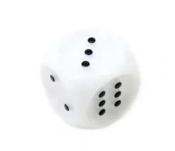 Dé tactile braille pour malvoyant pour jeu de 1 à 6 - 20 mm