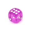 Dé translucide VIOLET 16 mm