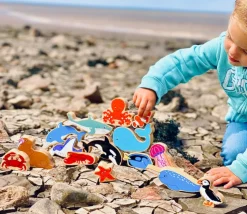 Dauphin en bois 141x 60 x 24 mm