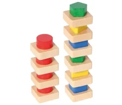 Découverte formes et couleurs en bois : classement et tri