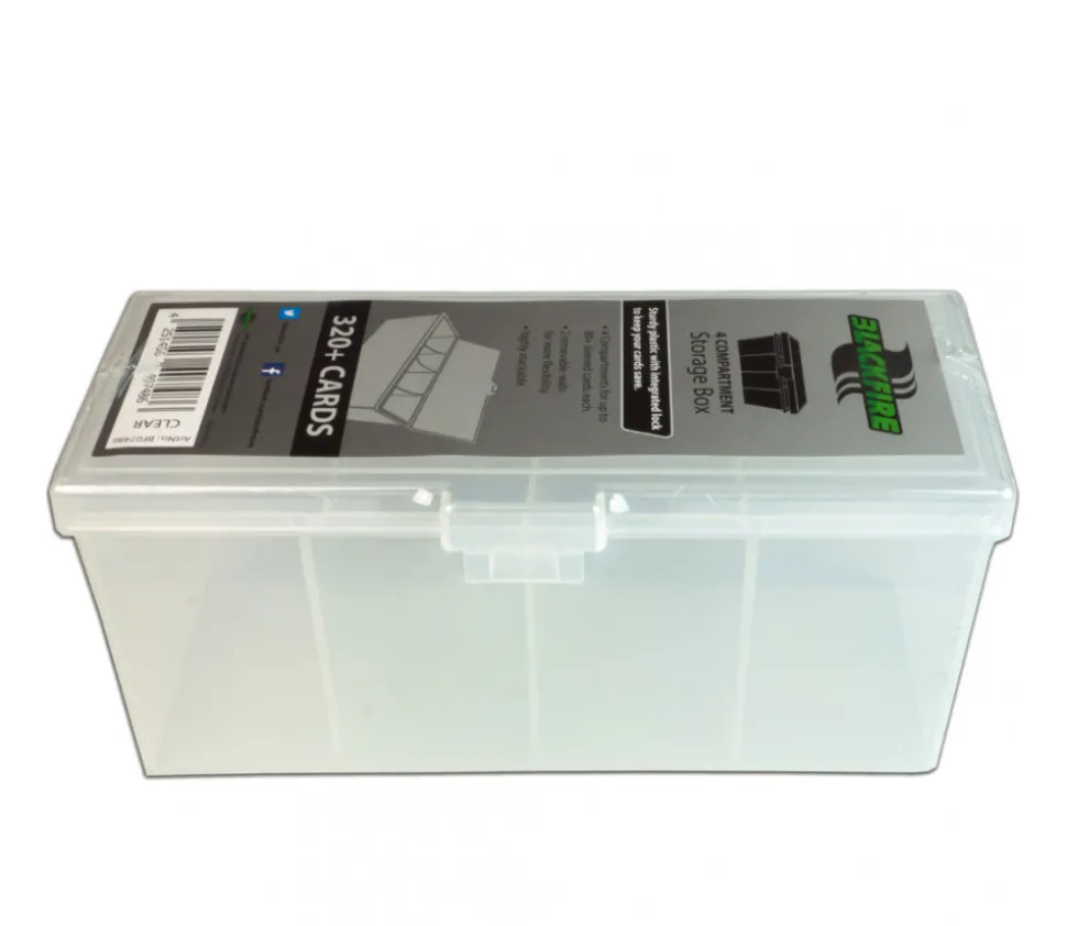 Deck box - Boite 4 compartiments plastique 21.7 x 8.2 x 10 cm