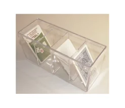 Deck box - Boite 4 compartiments plastique 20 x 9.5 x 7 cm