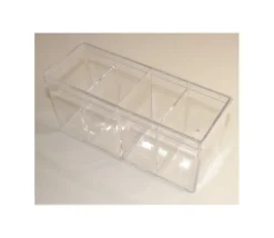Deck box - Boite 4 compartiments plastique 20 x 9.5 x 7 cm