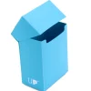 Deck box BLEU clair- Boite cartes de jeux - plastique 9.5 x 7 x 4.5 cm
