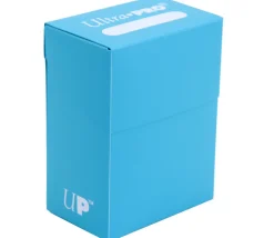Deck box BLEU clair- Boite cartes de jeux - plastique 9.5 x 7 x 4.5 cm