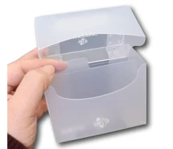 Deck box HORIZONTAL - Boite transparente pour cartes 9.5 x 5.6 x 7.4 cm