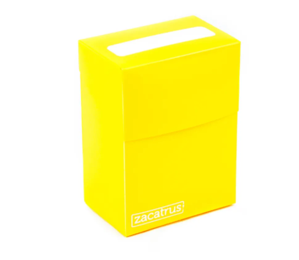 Deck box JAUNE boite pour cartes 9.5 x 7 x 4.5 cm Zacatrus