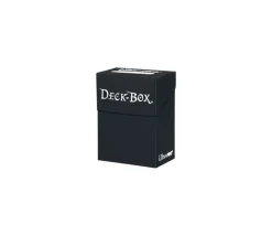 Deck box NOIR- Boite cartes de jeux - plastique 9.5 x 7 x 4.5 cm