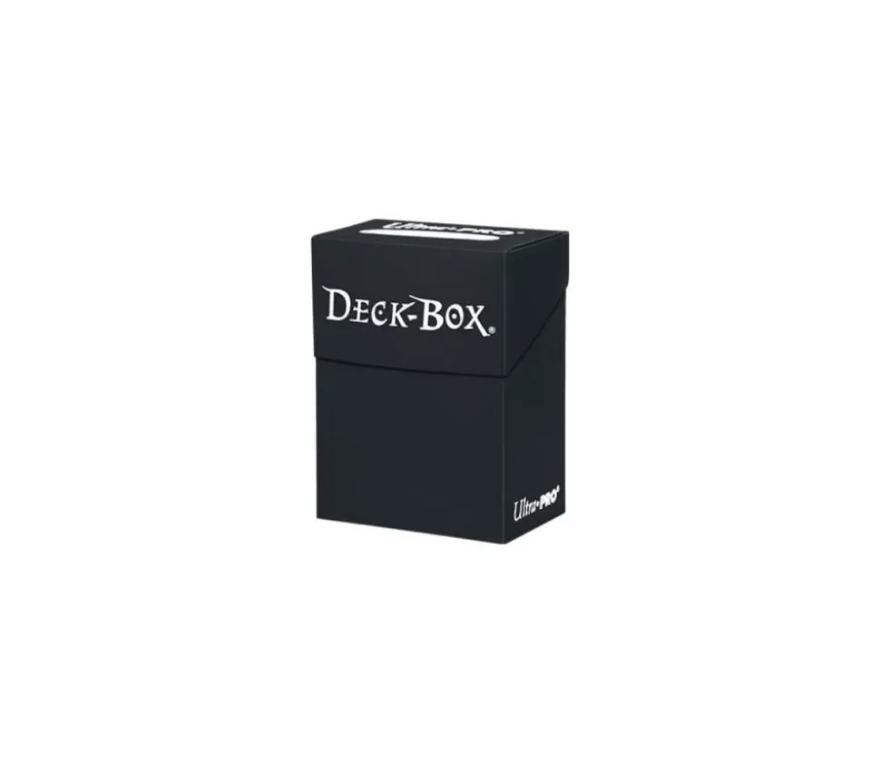 Deck box NOIR- Boite cartes de jeux - plastique 9.5 x 7 x 4.5 cm