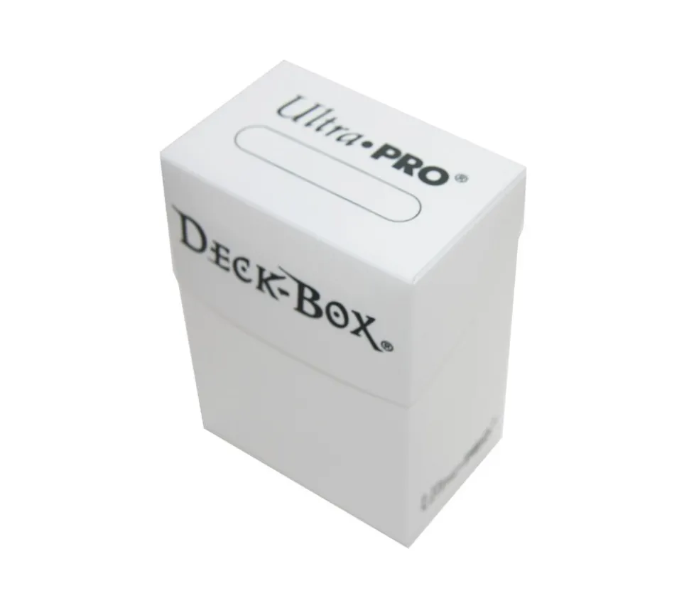 Deck box NOIR- Boite cartes de jeux - plastique 9.5 x 7 x 4.5 cm