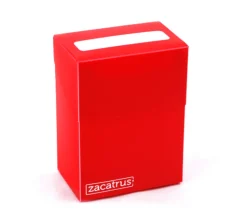 Deck box ROUGE boite pour cartes 9.5 x 7 x 4.5 cm Zacatrus