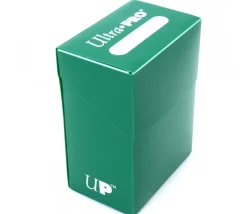 Deck box VERT Forêt- Boite cartes de jeux - plastique 9.5 x 7 x 4.5 cm