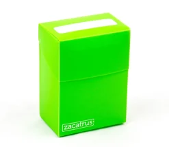 Deck box VERTE boite pour cartes 9.5 x 7 x 4.5 cm Zacatrus