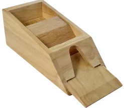 Distributeur de cartes jouer sabot en bois