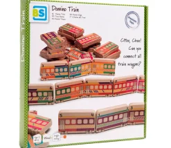 Dominos TRAINS en bois géant jeu
