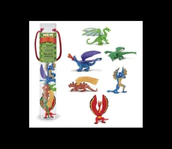 Dragons : 6 figurines dragons d'environ 6 cm