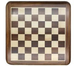 Echiquier marqueté plateau de 51 x 51 cm en palissandre