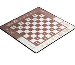 Echiquier tapis de jeu enroulable pédagogique 60x60 cm