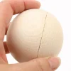 2EME CHOIX : Lot de 4 boules en bois de 8 cm avec défauts