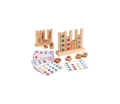 Empilement des diamants. Jeu bois repérage spatial