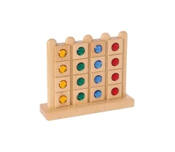 Empilement des diamants. Jeu bois repérage spatial