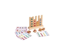 Empilement des diamants. Jeu bois repérage spatial