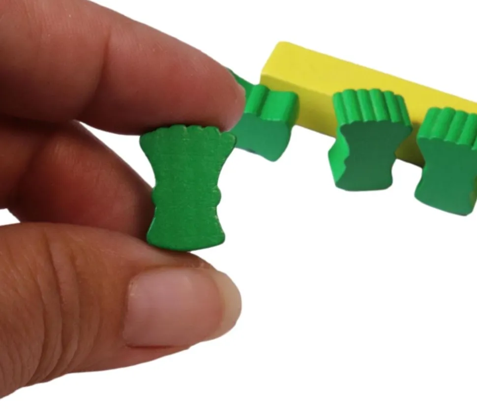 Epi herbe blé paille vert 17 x 14 x 10 mm