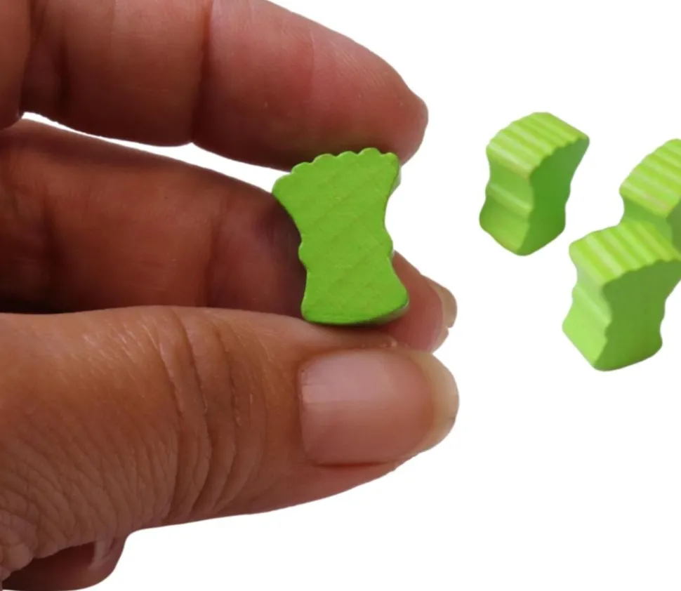 Epi herbe blé paille vert 17 x 14 x 10 mm