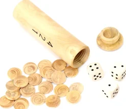 Etui 421 bois dés avec jetons