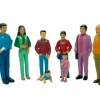 Famille sud américaine : 8 personnages figurines du monde grand modèle
