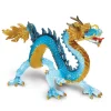 Figurine dragon bleu Krystal 20.5 x 10.6 x 8.3 cm