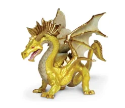 Figurine dragon doré 17 x 11 x 10,7 cm